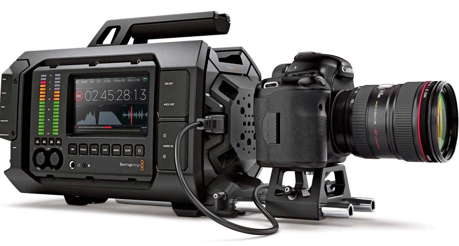 Blackmagic Ursa HDMI with DSLR